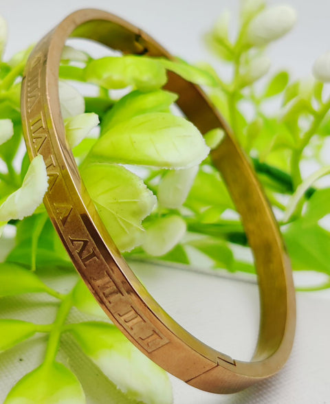 Adjustable Roman Numeral Bracelet - Adjustable and Imported Cartier Gold Bracelets | Best Quality Artificial Bracelet For Girls &amp; Women | Bracelet For Every Occasion | Elegant Design