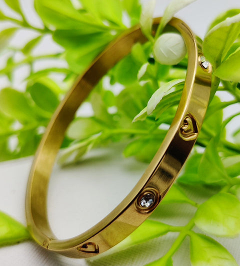 Adjustable Cartier Heart Charm Bracelet – Imported Luxury Bracelet | Best Quality Artificial Bracelet For Girls &amp; Women | Bracelet For Every Occasion | Elegant Design ✨