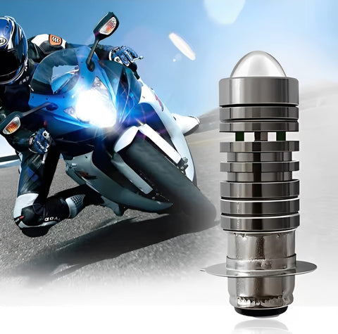 Bike LED Headlight Bulb - Motorcycle Fog light - Super bright With 2 functions white/yellow