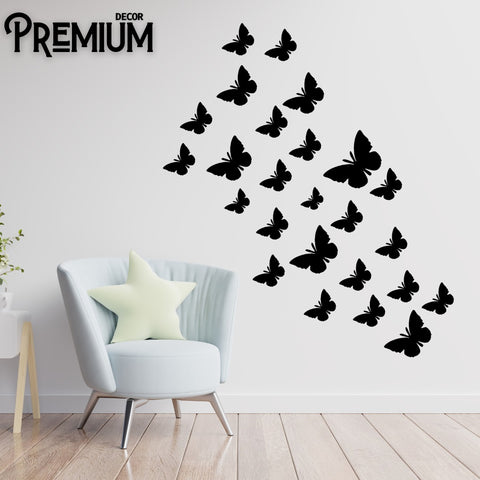 3D Wooden Butterfly Buy One (Pack of 30) Get One Free ( Pack Off 30 ) Wooden Wall Decoration Items for Home, Bedrooms Inspire Kids and Look Decent