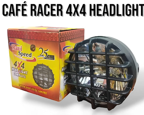 Cafe racer headlight for 70cc and 125cc bikes Simple to set up Headlight for bikes