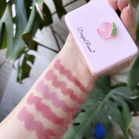 5 Pcs Dragon Ranee Peach Mini Lipstick Set | Long Lasting Makeup Waterproof Lipstick (Random Color)