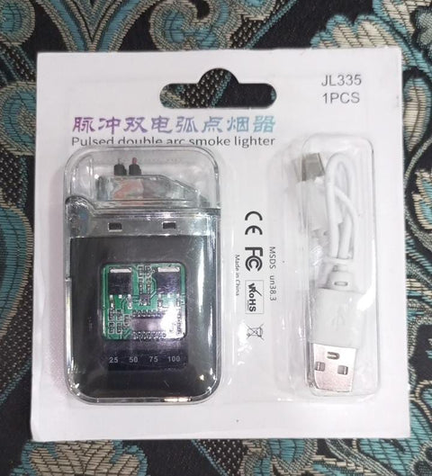 Electric Lighter - Charging Lighter Creative Personality - Cigarette Lighter | Electric Rechargeable Cigarette Lighter ( Random Color )