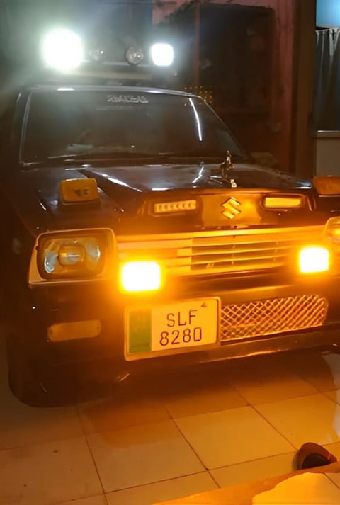 5 function Led head light | 15 led fog bike headlight beam for cg 125 and all 70cc bikes | Best Quality Headlight