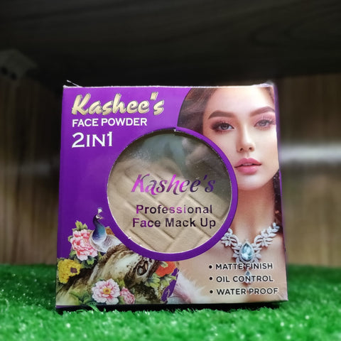 2 In 1 Kashee's Face Powder | Waterproof &amp; Oil Control | Best Face Powder for Your Skin
