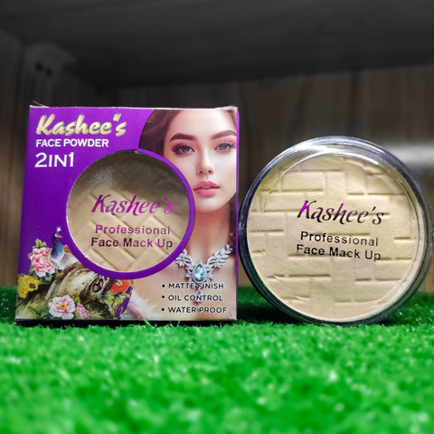 2 In 1 Kashee's Face Powder | Waterproof &amp; Oil Control | Best Face Powder for Your Skin