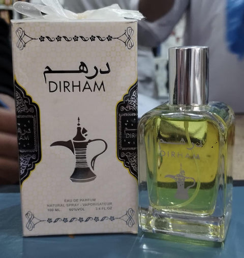 Dirham Perfume | Best Quality Unisex Perfume | Eau De Parfum EDP | Luxurious Fragrance | 100ml | 80%Vol  | 3.4Fl .Oz