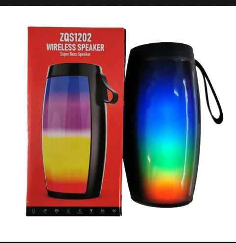 1202 Wireless Bluetooth Speakers Home Outdoor Portable Small Speaker Subwoofer Car Audio Bass MP3 Player Sound System LED Lights
