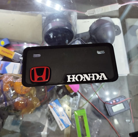 1 Piece Honda blank fancy Back number plate | Blank Number Plate for All CD 70 bikes