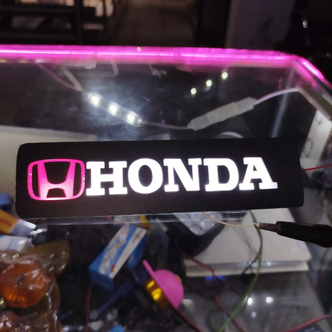 Glowing Monogram For Motorcycle Car Universal 12 Volt | Best Quality Monogram | Sleek and Elegent Design