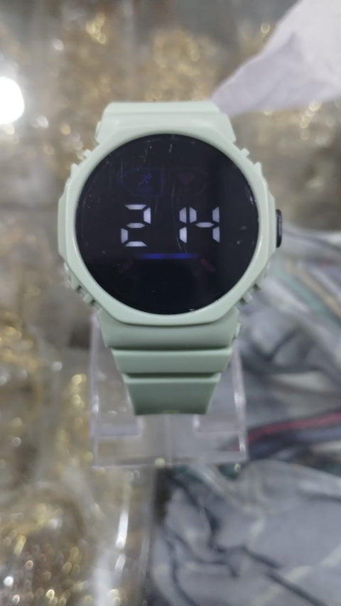 Electronic Watch Digital LED Display | Power-saving Multifunctional Precise Time | Casual Large Screen Sports Student Watch