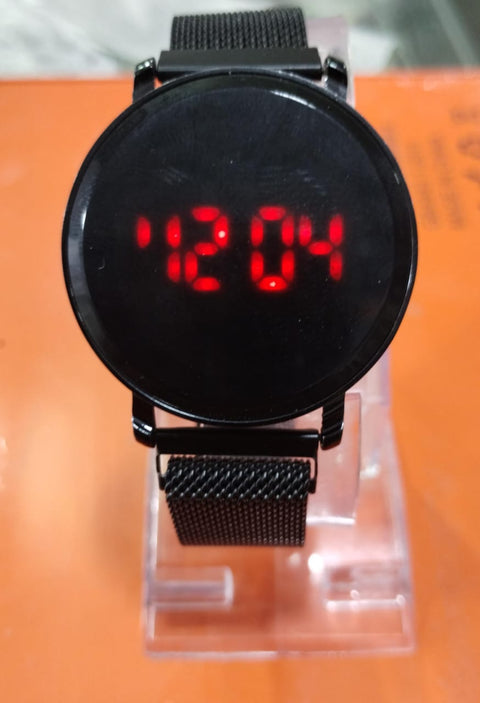 Digital Wrist Watch | Wrist Watch For Men | Wrist Watch For Boys | Wrist Watch For Kids | Best Quality Wrist Watch with Digital Display - Cell Operated Watch - Stainless Steel Watch ( Without Box )