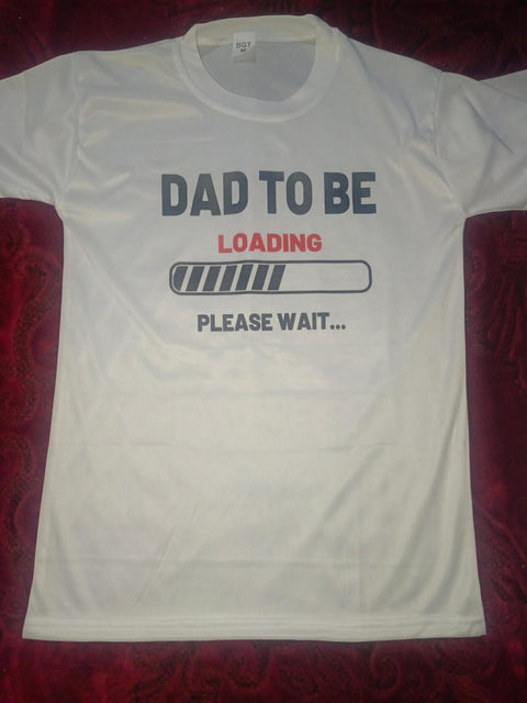 Dad to Be &amp; Mom to Be Style White T-Shirt - Key &amp; Heart Design T-Shirts  – Best Quality T-Shirts | T-Shirt For Women - T-Shirt For Men 