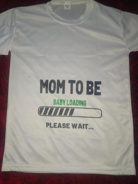 Dad to Be &amp; Mom to Be Style White T-Shirt - Key &amp; Heart Design T-Shirts  – Best Quality T-Shirts | T-Shirt For Women - T-Shirt For Men 