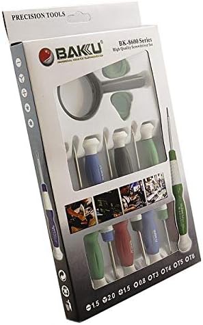 Baku 11 Pcs BK- 8600 Stainless Steel Precision Screwdriver Tool Kit Set For Mobile Laptop Repairing