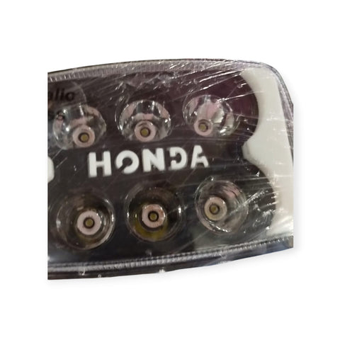 12 Volt LED Headlight Panel with Glowing Monogram &amp; Indicators for Motorcycle - Best Quality LED Headlight Panel with Glowing Monogram - 125 &amp; CD 70 Headlight - With Box 