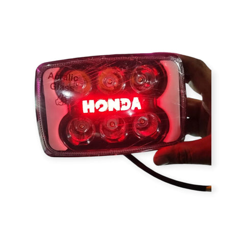 12 Volt LED Headlight Panel with Glowing Monogram &amp; Indicators for Motorcycle - Best Quality LED Headlight Panel with Glowing Monogram - 125 &amp; CD 70 Headlight - With Box 