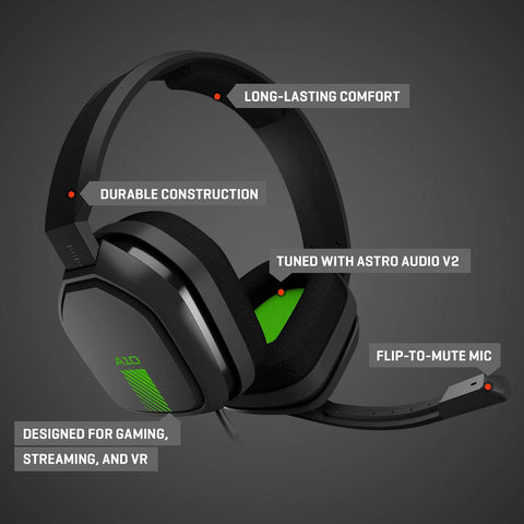 ASTRO Gaming A10 Wired Headset - Lightweight, Damage Resistant, ASTRO Audio Compatible with Xbox, PS5, PS4, Nintendo Switch, PC, Mac