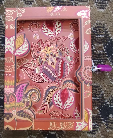 Beautiful Design Diary with Lock – Secure &amp; Stylish Journal  – Elegant &amp; Stylish Journal | fancy look dairy (60 Pages)