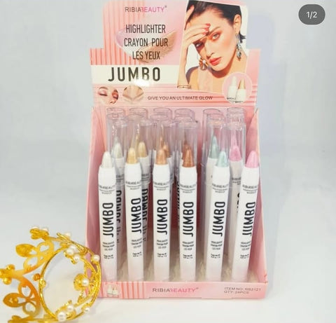 1 Pc Jumbo Multipurpose Crayon – Highlighter + Eyeshadow Creamy Crayon