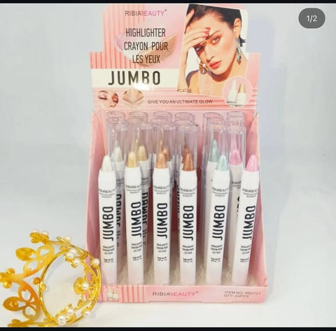1 Pc Jumbo Multipurpose Crayon – Highlighter + Eyeshadow Creamy Crayon