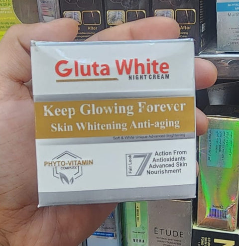 Gluta White Extreme Stronger Light Up And Anti-Aging Day &amp; Night Cream | 125 gram