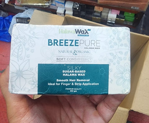Breeze Pure Organic Halawa Finger Wax | Hair Removal Wax | Best Quality Finger Wax - 225 gram