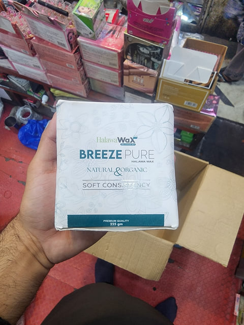 Breeze Pure Organic Halawa Finger Wax | Hair Removal Wax | Best Quality Finger Wax - 225 gram