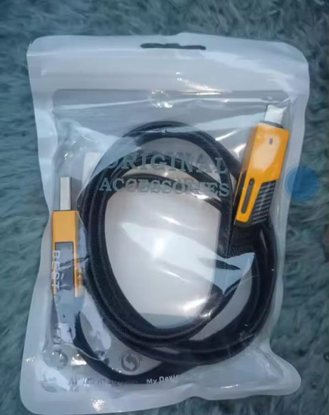 4-in-1 Multi USB Charging Cable – USB-C to USB-C, USB-C to Lightning, USB-A to USB-C, USB-A to Lightning | Fast PD Charger Cord for iPhone, iPad, Samsung, MacBook