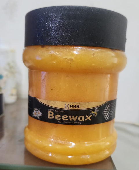 HHH Beewax 500g – Pure, Natural &amp; Multipurpose Beekeeping Wax for DIY, Furniture Shining &amp; Wood Polish