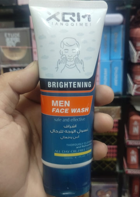 1 Pc XQM Brightening Men's Face Wash | Brightening Effect | Deep Cleansing | For Men’s Skin 100ML
