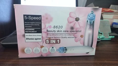 Blackhead Remover Face Acne Black Dot Pimple Electric Blackhead Vacuum Cleaner Pore Skin Care Tools Machine 4 Replacement Head