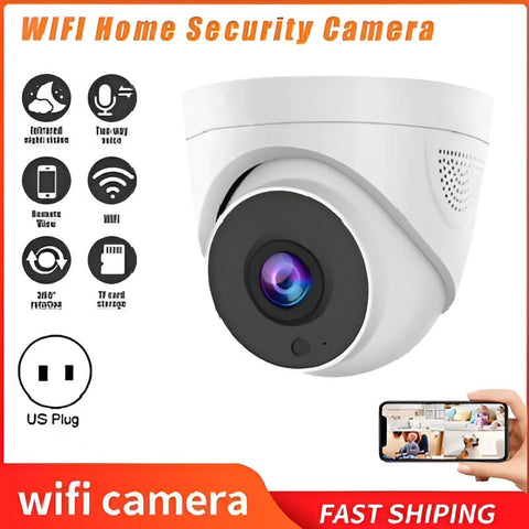 1080P WiFi Home Security Camera System Night Vision Cam Surveillance 2-Way Voice With Pixlinkcam Application with Charger and Cable (without box)