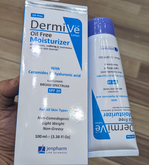 Dermi Ve Oil Free Moisturizer | Best Moisturizer for Skin Care | Best Quality Skin Moisturizer