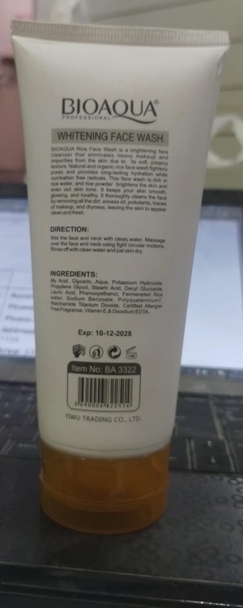 BioAqua Whitening Face Wash | Perfect Glowing Skin [150ml]