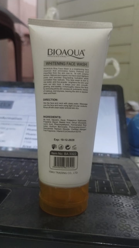 BioAqua Whitening Face Wash | Perfect Glowing Skin [150ml]