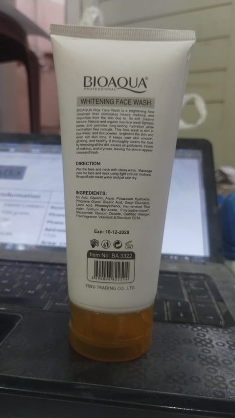 BioAqua Whitening Face Wash | Perfect Glowing Skin [150ml]