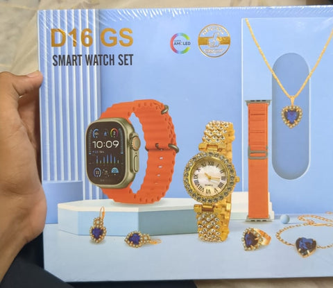 D16 GS Smart Watch Set