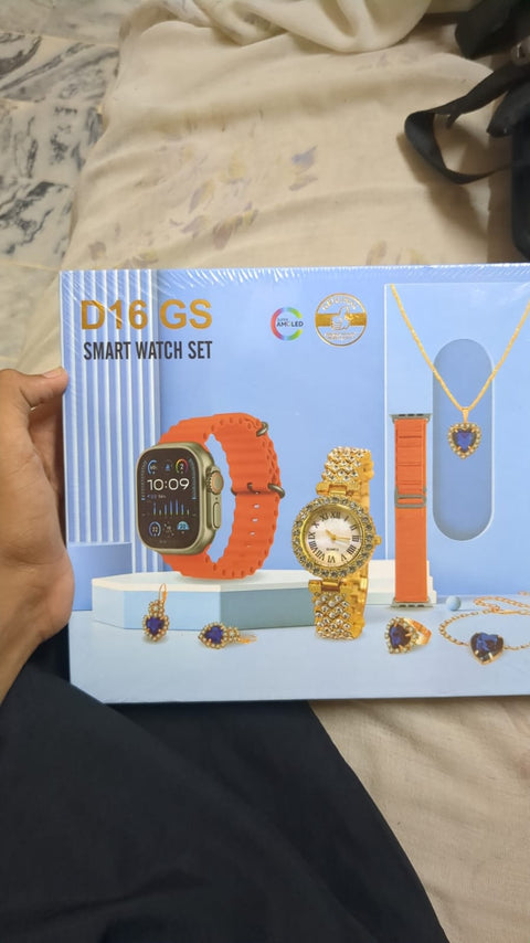 D16 GS Smart Watch Set