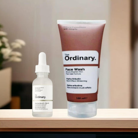 2 in 1 Skin Care Deal | The Ordinary Face Wash Azelaic Acid Suspension 10% &amp; Niacinamide Serum