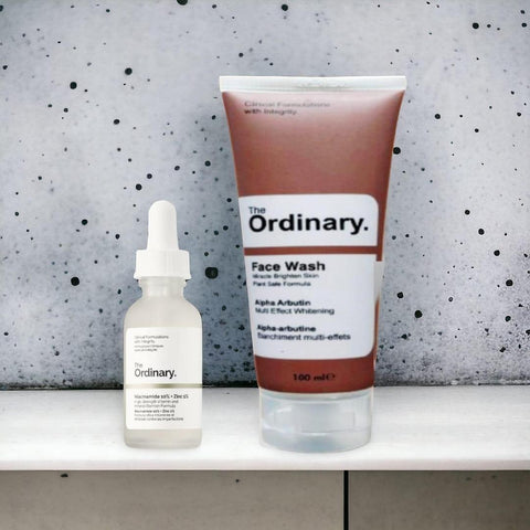 2 in 1 Skin Care Deal | The Ordinary Face Wash Azelaic Acid Suspension 10% &amp; Niacinamide Serum