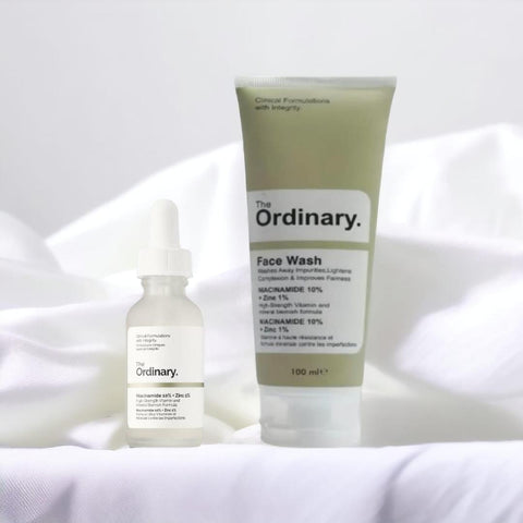 2 in 1 Skin Care Deal | The Ordinary Face Wash Azelaic Acid Suspension 10% &amp; Niacinamide Serum
