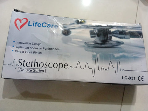(NW000421) Life Care LC - 931 Delux Series Stethoscope  Classic Luxury Smart Design