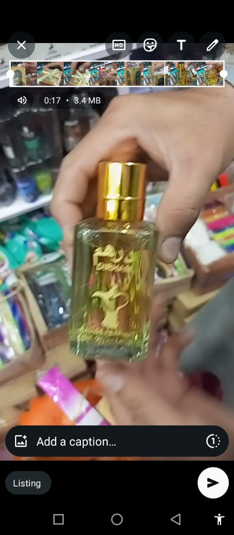 Dirham Gold - EAU De Perfum, Oriental Fragrance, long-lasting, Sandalwood (Men and Women) Unisex Eau de Arabian Perfume 100 ml