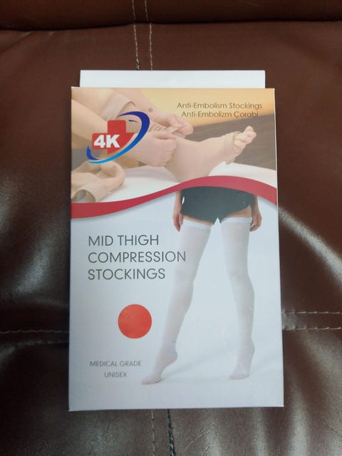 Anti-Embolism Knee High Stockings for Men &amp; Women Light Compression Socks / Medical Orthopedic Support Stockings for Varicose Veins Edema Swelling Soreness Pain &amp; Aches Medium