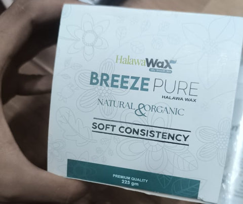 Breeze Pure Organic Halawa Finger Wax | Hair Removal Wax | Best Quality Finger Wax - 225 gram