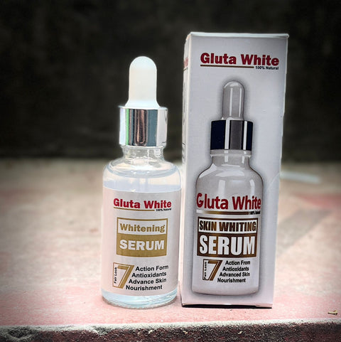 Gluta White Face Glowing Serum |  Glutathione-Based Brightening | Hydration &amp; Antioxidant Protection 30 ml 