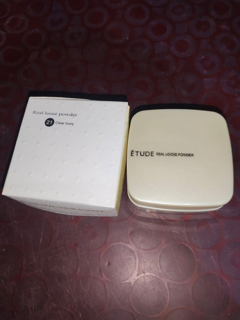 Etude Real Loose Powder – Oil Control &amp; Smooth Matte Finish | Shades 21 &amp; 22