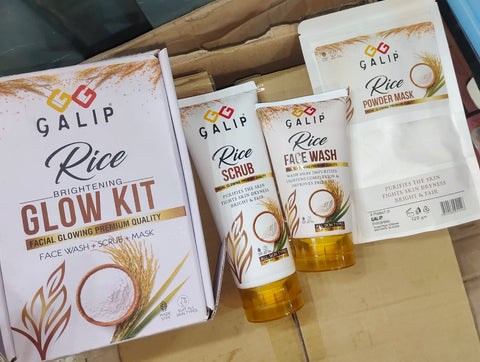 GALIP Rice Glow Kit - Korean Glow Mask - Korean Glow Kit | Best Quality Skin Care Kit - Beauty Kit