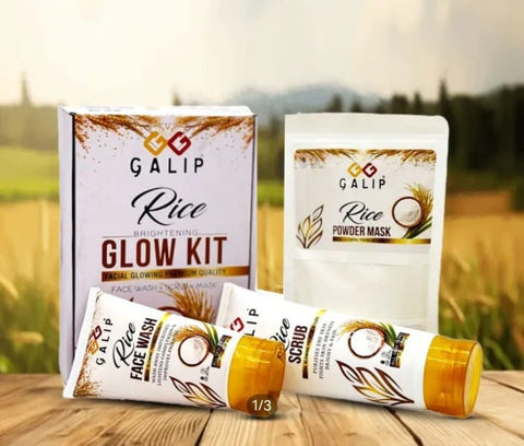 GALIP Rice Glow Kit - Korean Glow Mask - Korean Glow Kit | Best Quality Skin Care Kit - Beauty Kit